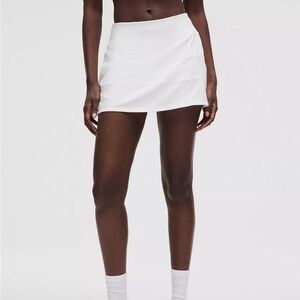 White Lululemon Athletic Skort
